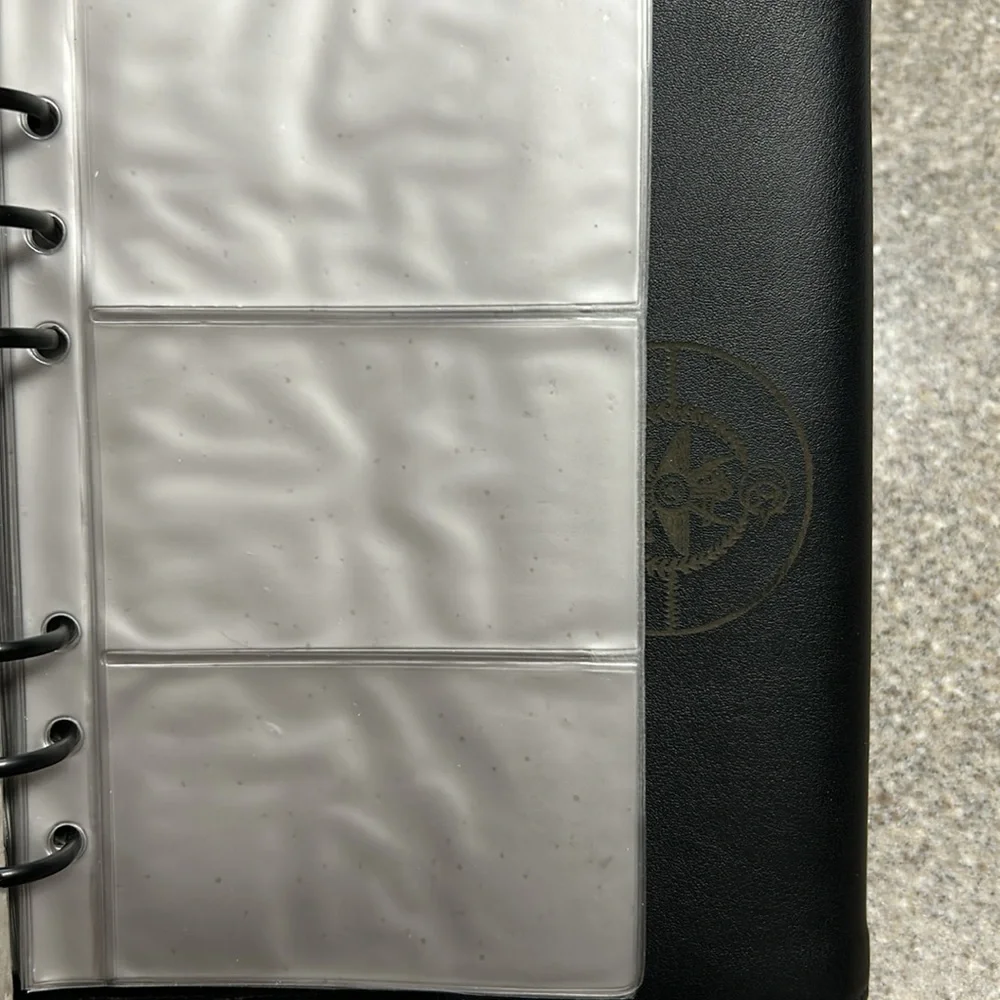 United Arab Emirates military embossed address book and business card holder